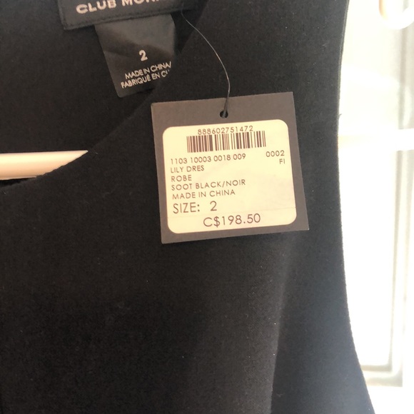 Club Monaco black dress - Picture 4 of 5